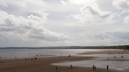 Group of people on beach