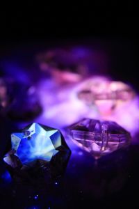 Close-up of object over black background