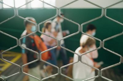 Full frame shot of chainlink fence