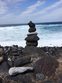 Rocks on beach