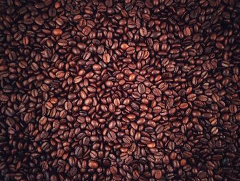 Full frame shot of coffee beans