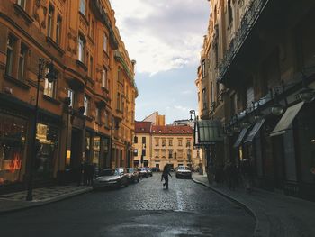 View of city street