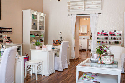 Table and chairs at home