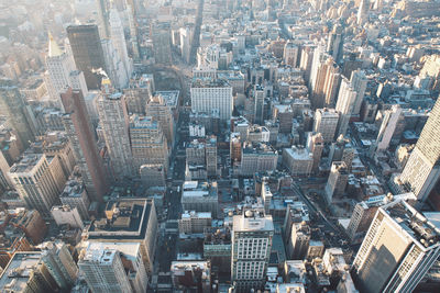 Aerial view of city