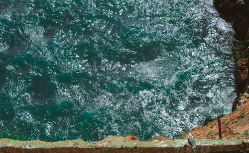 Close-up of sea waves