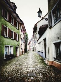 Footpath leading towards houses