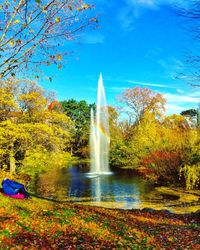 Fountain in park