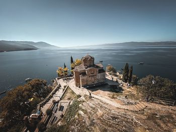 Lake ohrid kaneo church