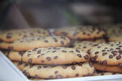 Close-up of bread for sale