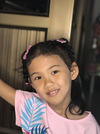Portrait of smiling girl