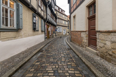 Street amidst buildings in town