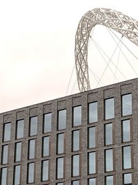 Low angle view of building against clear sky