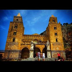 Low angle view of church