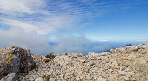 Panoramic view of landscape against sky