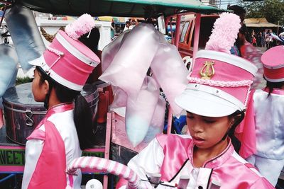 Full frame shot of market stall