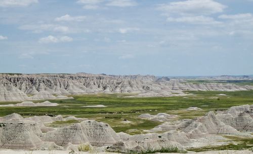 Scenic view of landscape against sky