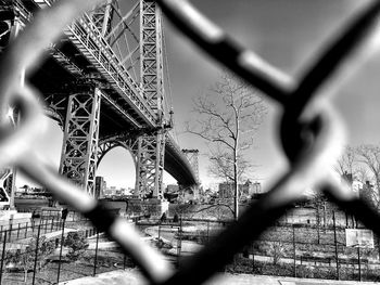 Close-up of chainlink fence