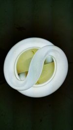 Close up of eggs in plate