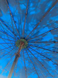 Low angle view of blue sky
