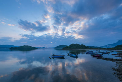 San mun tsai fishing village at sunrise, new territories, hong kong