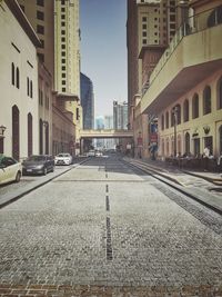 View of buildings in city