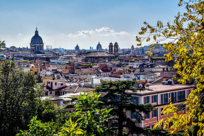 View of buildings in city