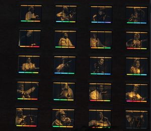 Full frame shot of multi colored glass