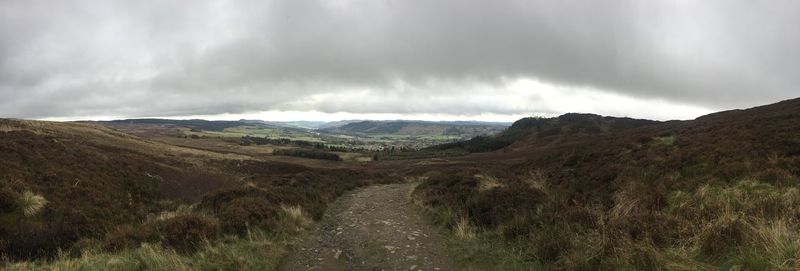 Panoramic view of landscape against sky