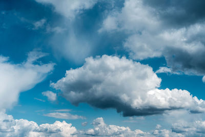 Low angle view of clouds in sky