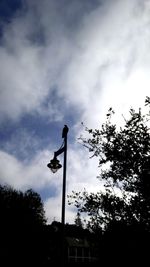 Low angle view of cloudy sky