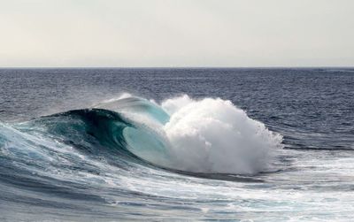 Panoramic view of sea against sky