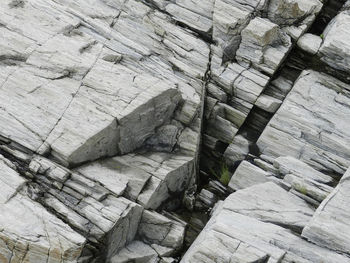 Close-up of stone wall