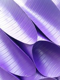 Full frame shot of plastic purple decoration