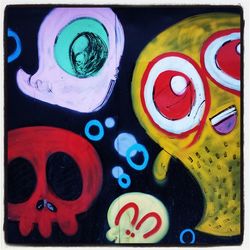 Close-up of food on table