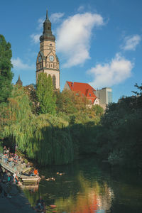 Low angle view of building against sky