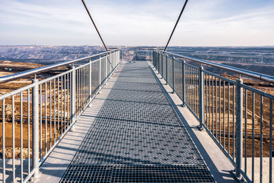 Garzweiler opencast mine viewing platform, germany.