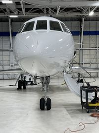 View of airplane in airport