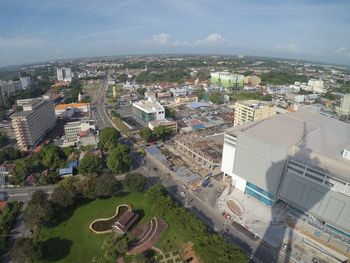 Aerial view of cityscape