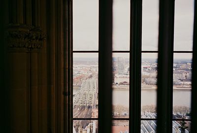 Window against sky