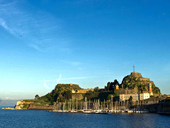 View of temple against sky