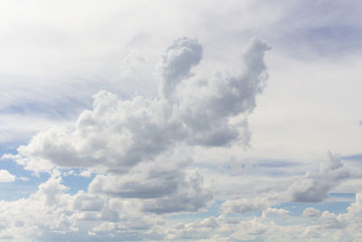 Low angle view of clouds in sky