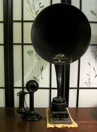 Close-up of electric lamp on table at home
