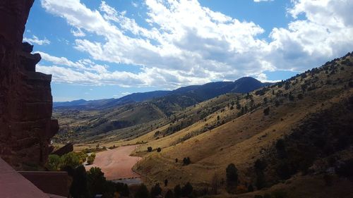 Panoramic view of landscape against sky