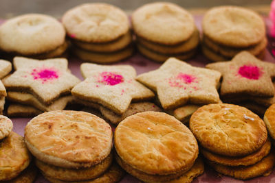 Close-up of cookies