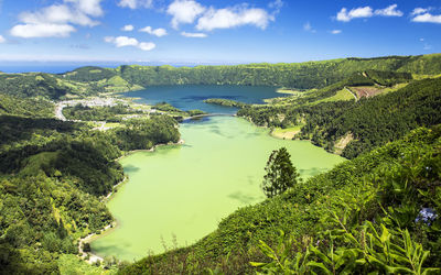 Scenic view of landscape against sky