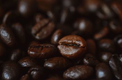 Full frame shot of coffee beans