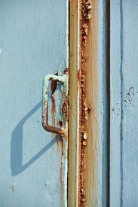 Close-up of rusty metal