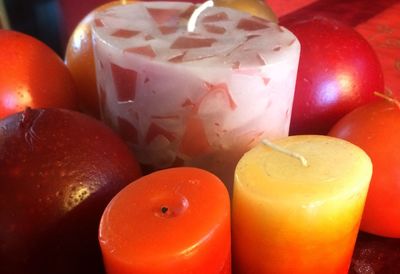 Close-up of served food