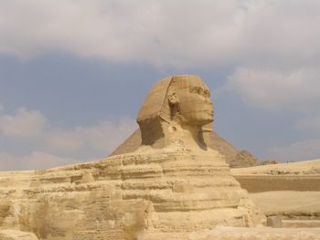 The sphinx and pyramids of giza