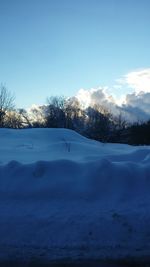 Snow covered landscape